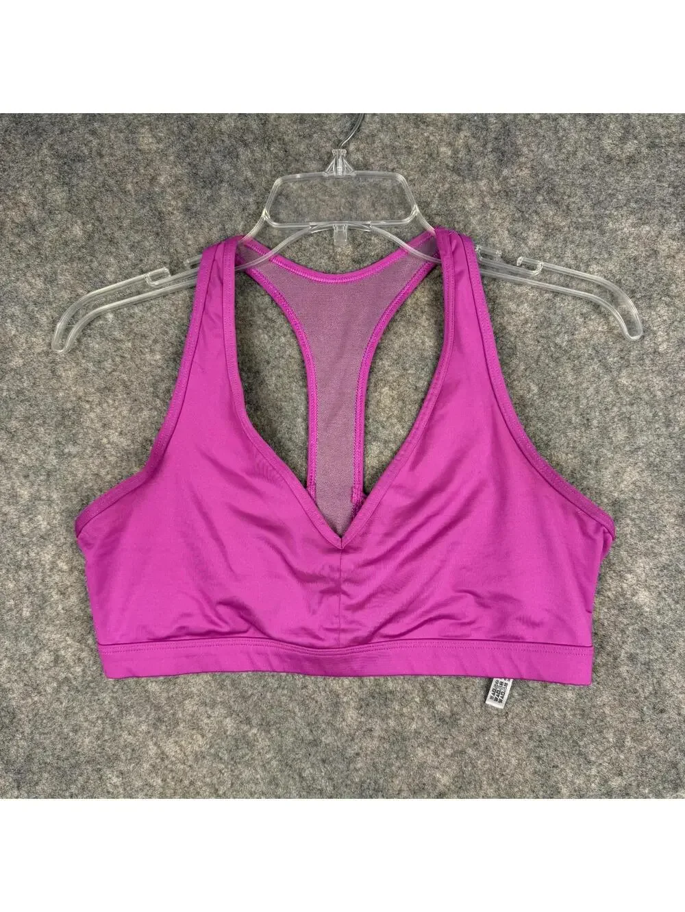 Victoria’s Sport Strappy Racerback Sports Pink Size Large Stretch Workout 065
